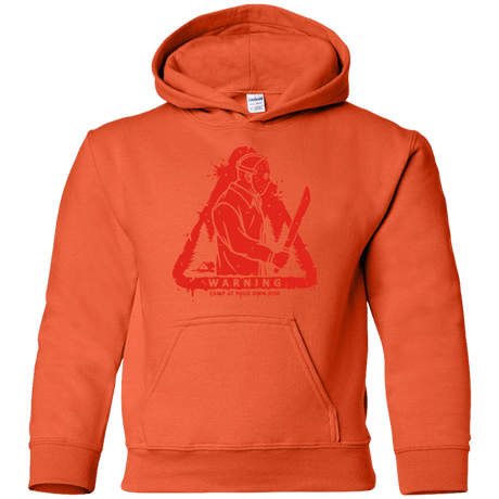 Sweatshirts Orange / YS Camp at Your Own Risk Youth Hoodie
