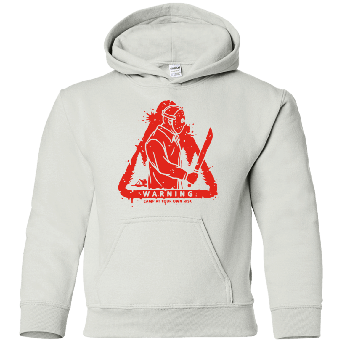 Sweatshirts White / YS Camp at Your Own Risk Youth Hoodie