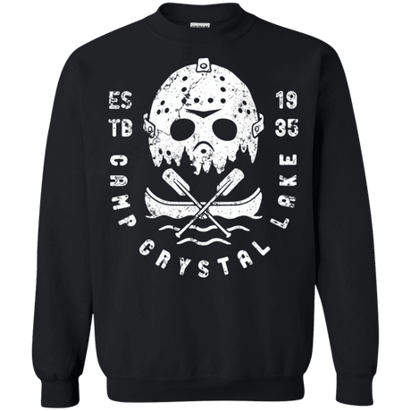 Sweatshirts Black / S Camp Crystal Lake Crewneck Sweatshirt