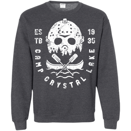 Sweatshirts Dark Heather / S Camp Crystal Lake Crewneck Sweatshirt