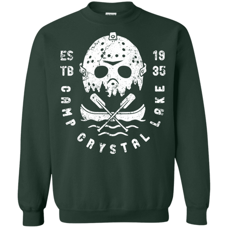 Sweatshirts Forest Green / S Camp Crystal Lake Crewneck Sweatshirt