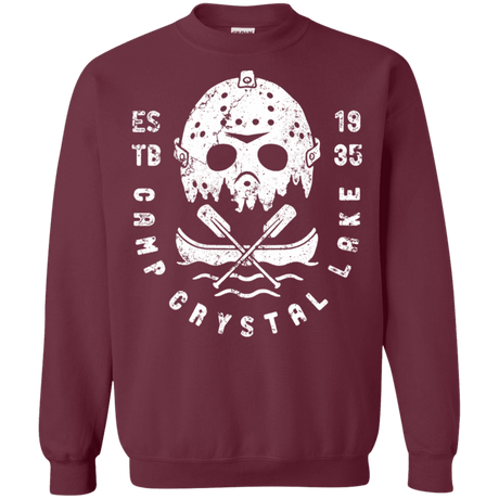 Sweatshirts Maroon / S Camp Crystal Lake Crewneck Sweatshirt