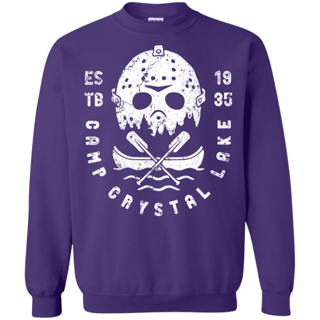 Sweatshirts Purple / S Camp Crystal Lake Crewneck Sweatshirt