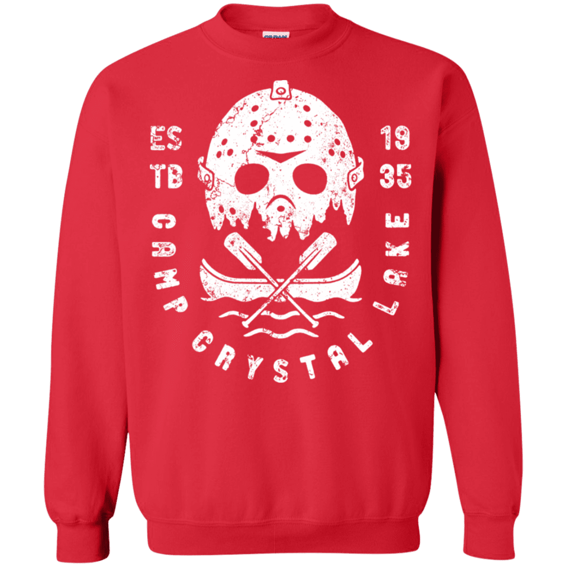 Sweatshirts Red / S Camp Crystal Lake Crewneck Sweatshirt