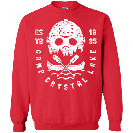 Sweatshirts Red / S Camp Crystal Lake Crewneck Sweatshirt