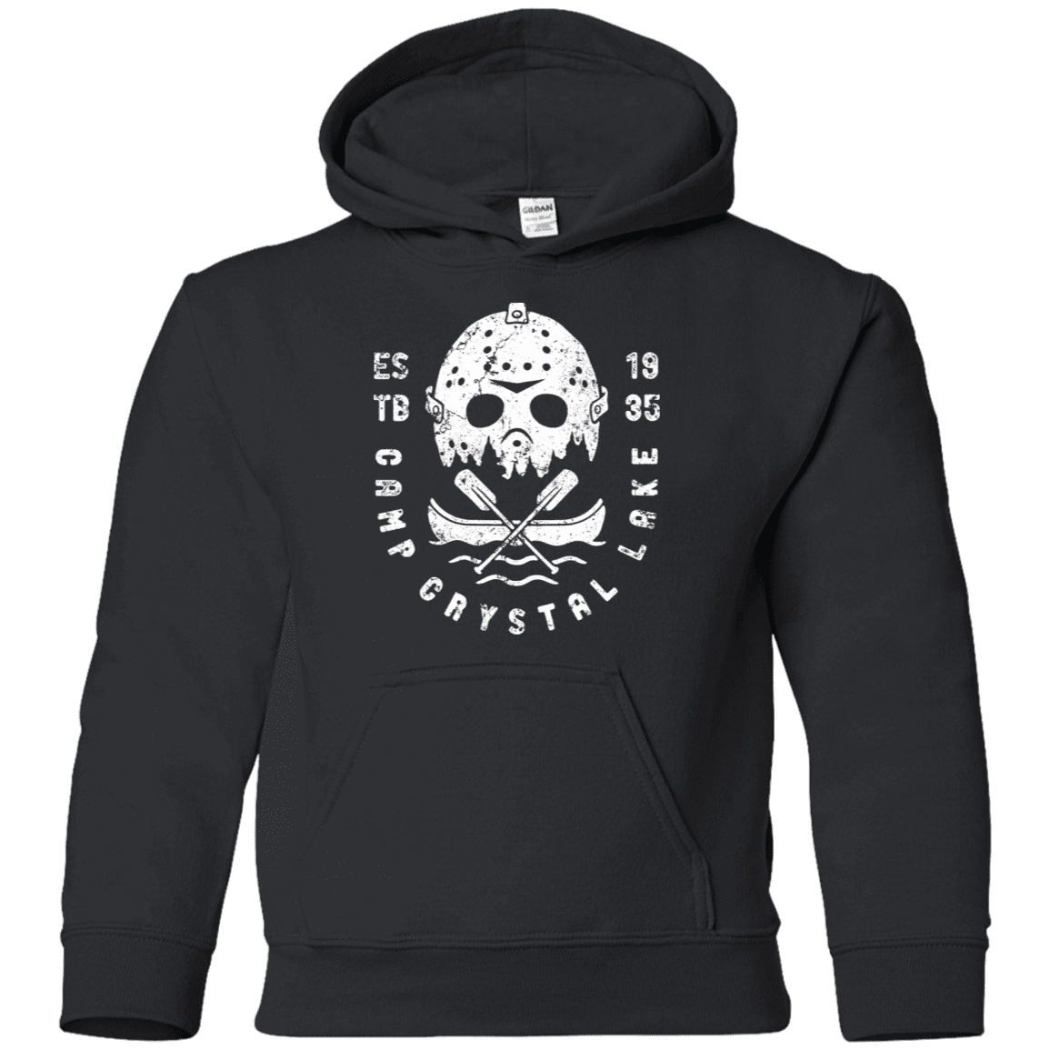 Sweatshirts Black / YS Camp Crystal Lake Youth Hoodie