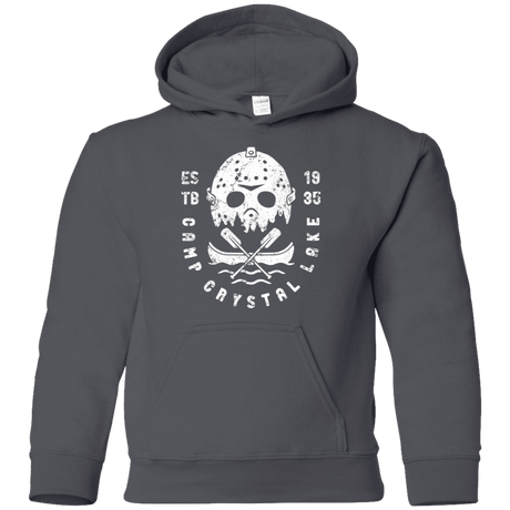 Sweatshirts Charcoal / YS Camp Crystal Lake Youth Hoodie