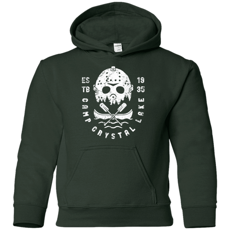 Sweatshirts Forest Green / YS Camp Crystal Lake Youth Hoodie