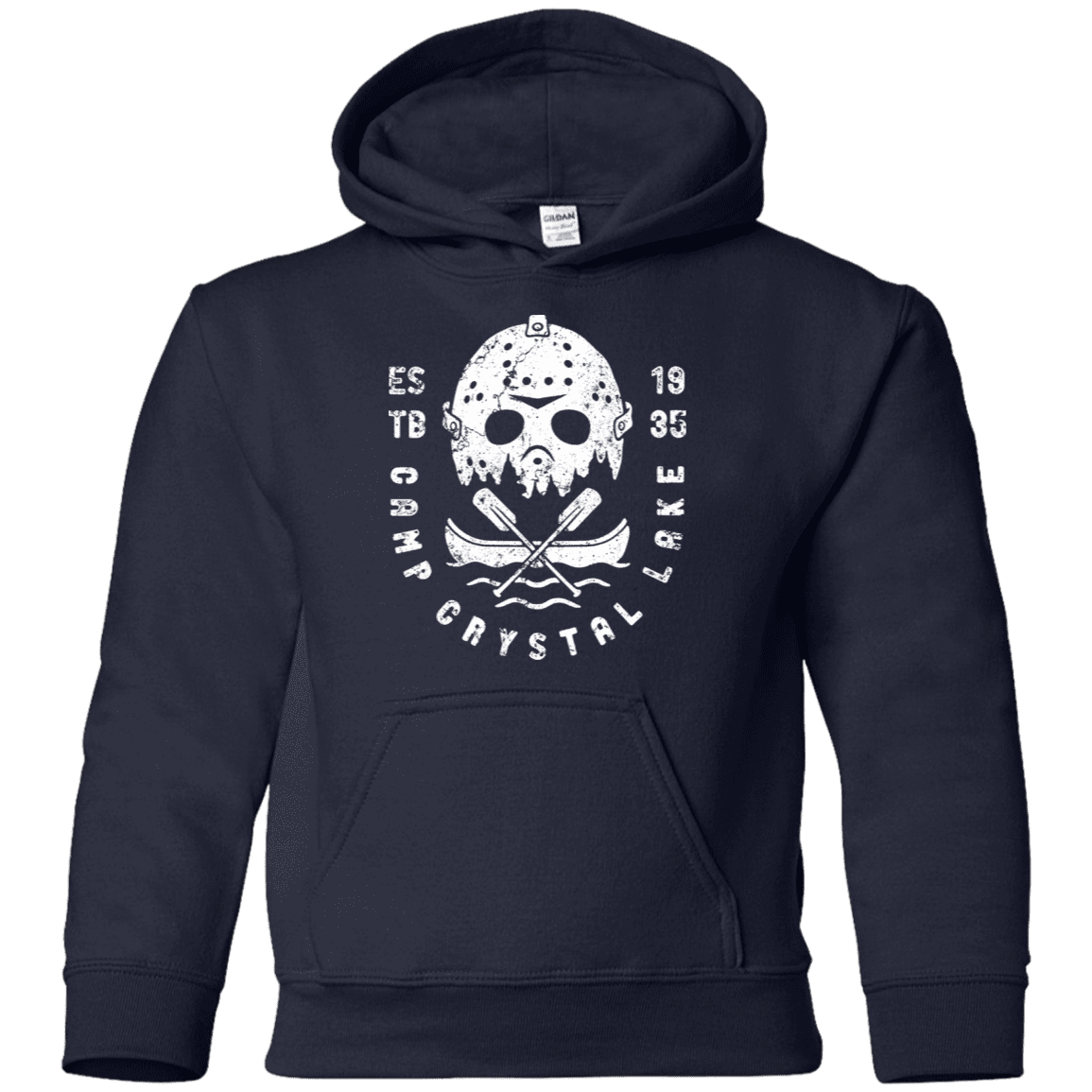 Sweatshirts Navy / YS Camp Crystal Lake Youth Hoodie