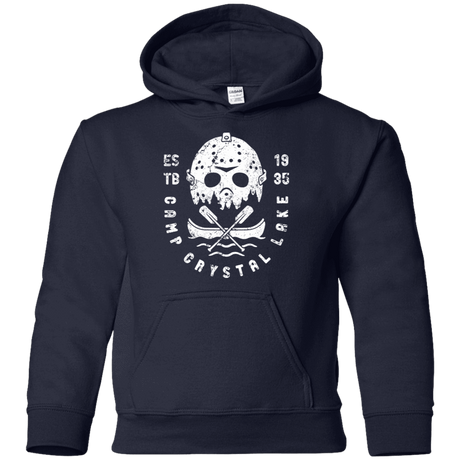 Sweatshirts Navy / YS Camp Crystal Lake Youth Hoodie