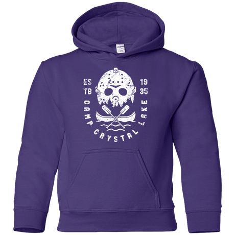 Sweatshirts Purple / YS Camp Crystal Lake Youth Hoodie