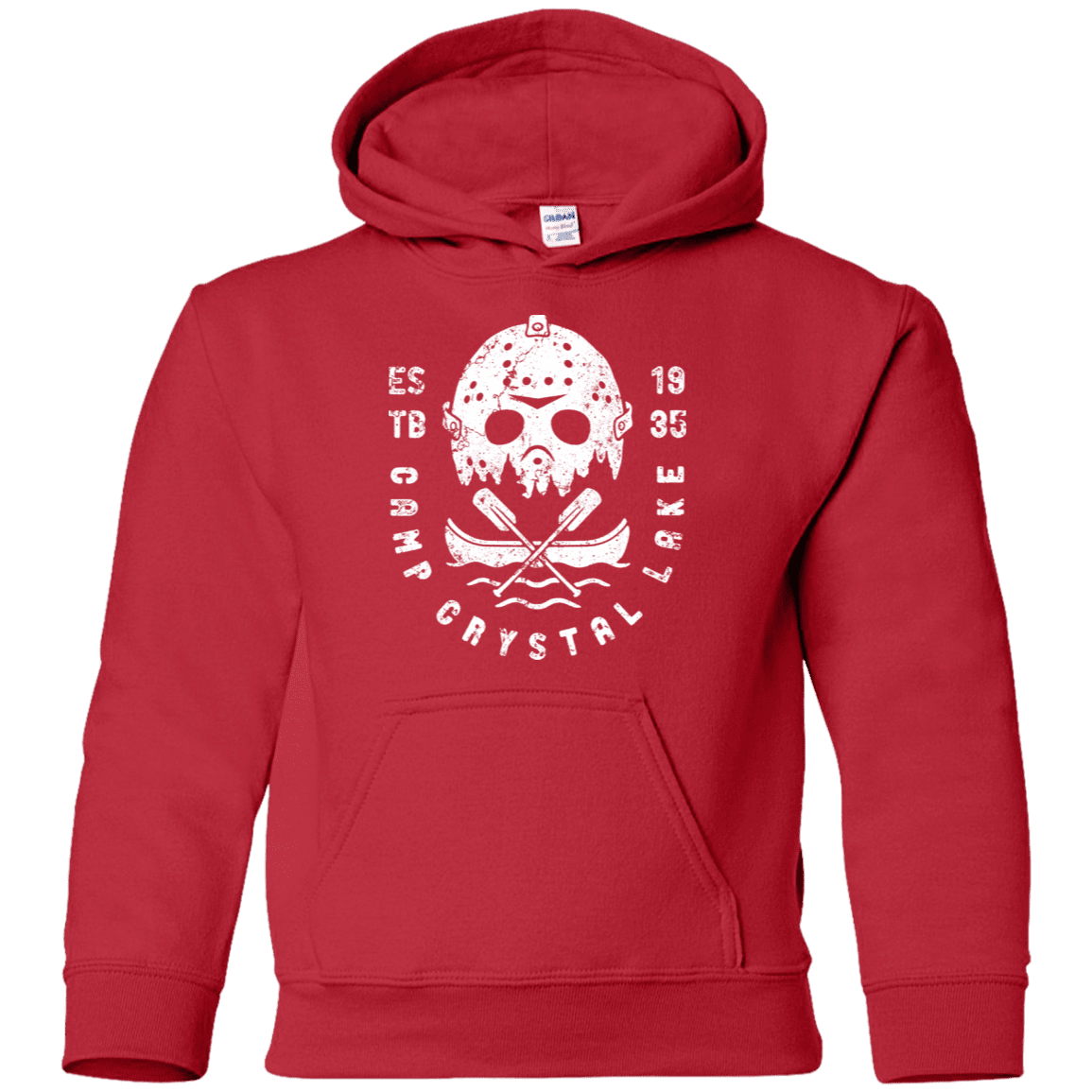 Sweatshirts Red / YS Camp Crystal Lake Youth Hoodie