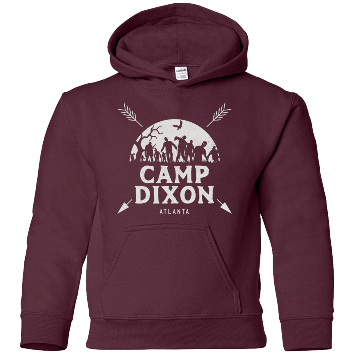 Sweatshirts Maroon / YS CAMP DIXON Youth Hoodie