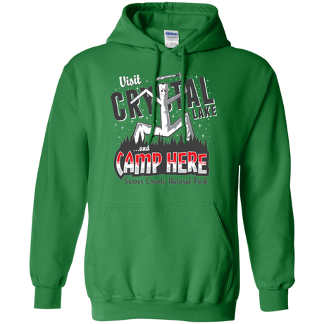 Sweatshirts Irish Green / Small CAMP HERE Pullover Hoodie