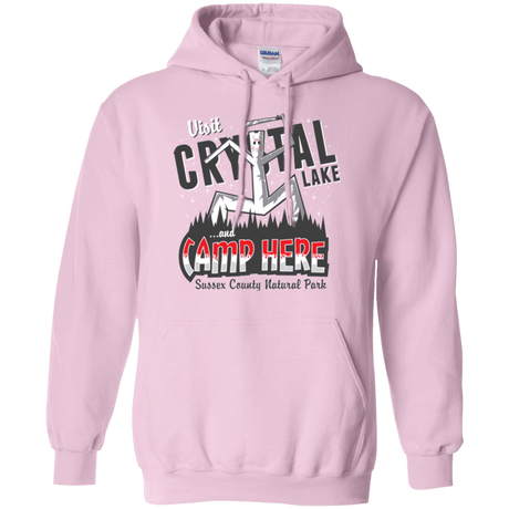 Sweatshirts Light Pink / Small CAMP HERE Pullover Hoodie
