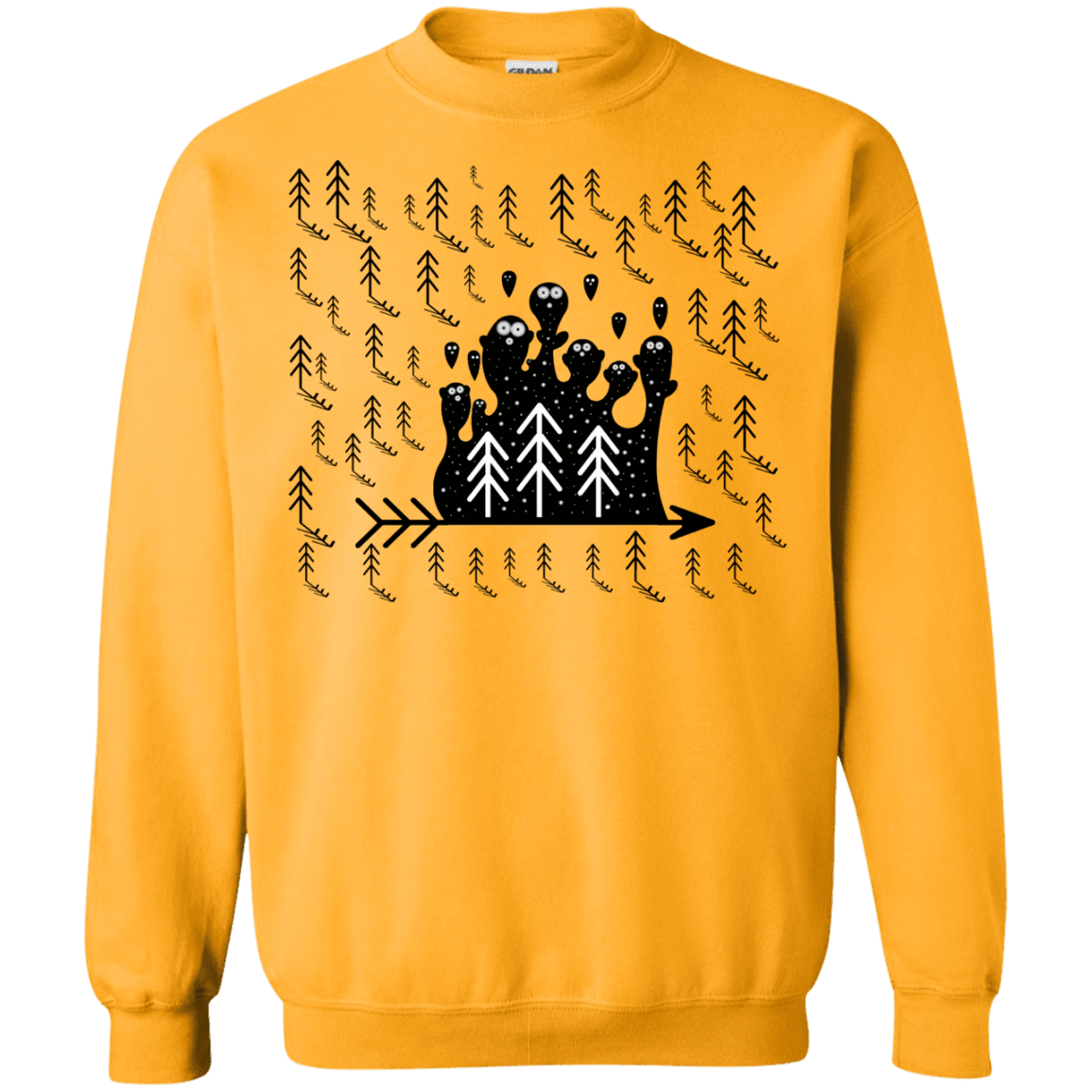 Sweatshirts Gold / S Campfire Stories Crewneck Sweatshirt