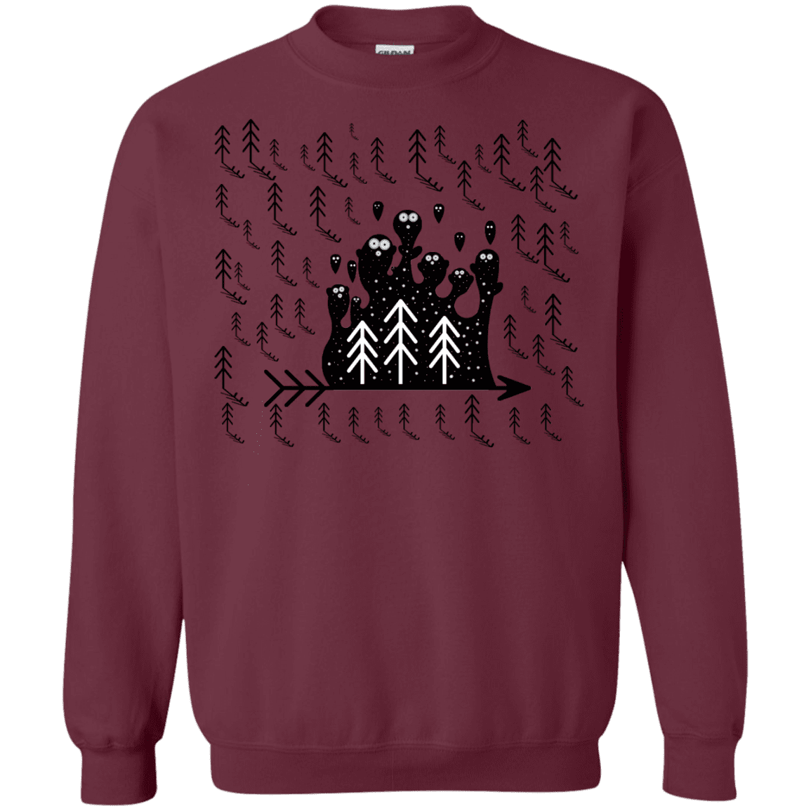 Sweatshirts Maroon / S Campfire Stories Crewneck Sweatshirt