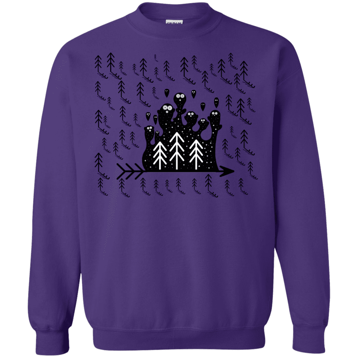 Sweatshirts Purple / S Campfire Stories Crewneck Sweatshirt