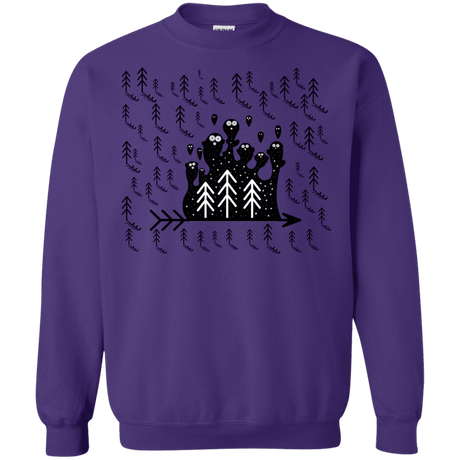 Sweatshirts Purple / S Campfire Stories Crewneck Sweatshirt