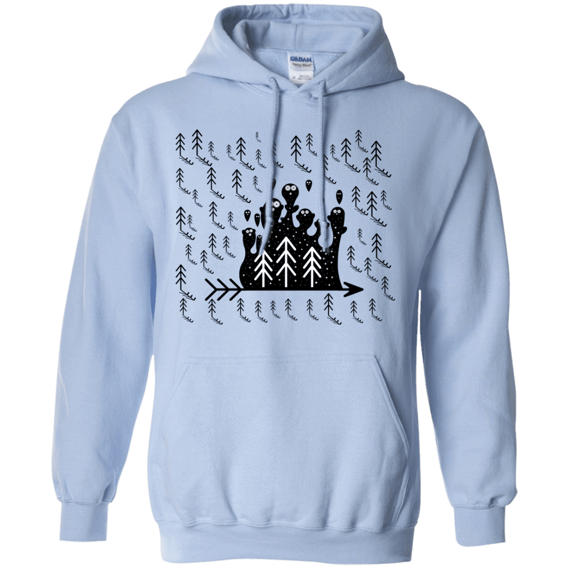 Sweatshirts Light Blue / S Campfire Stories Pullover Hoodie