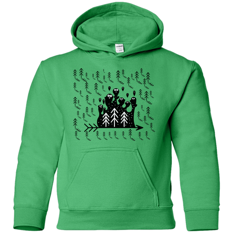 Sweatshirts Irish Green / YS Campfire Stories Youth Hoodie