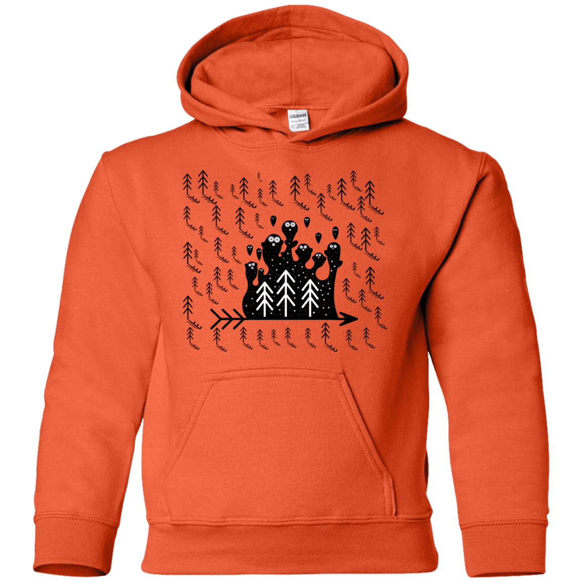 Sweatshirts Orange / YS Campfire Stories Youth Hoodie