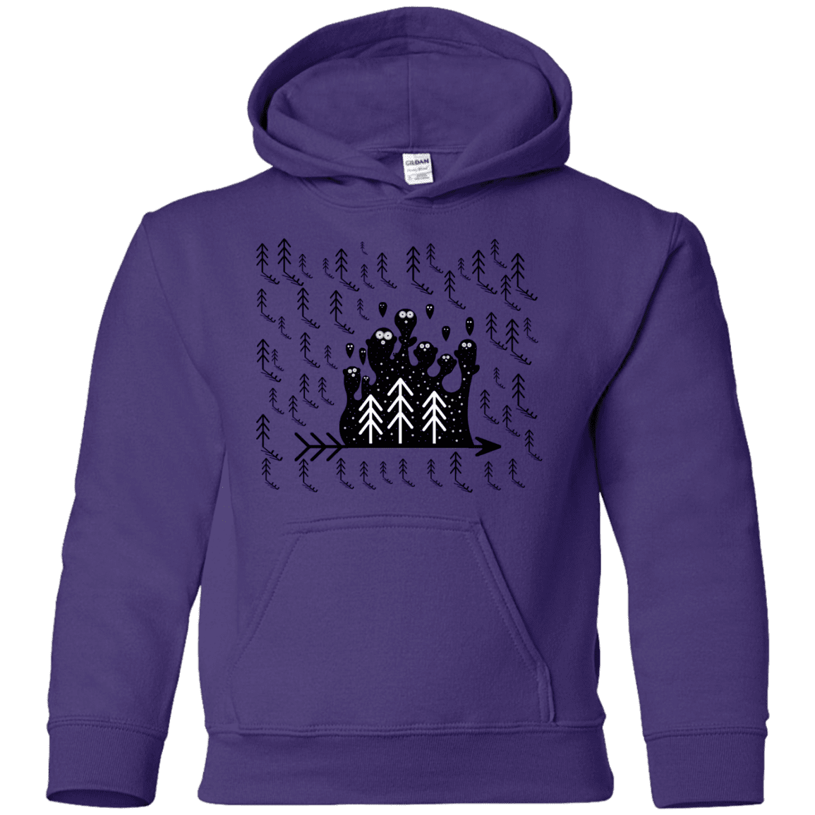 Sweatshirts Purple / YS Campfire Stories Youth Hoodie