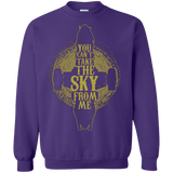 Sweatshirts Purple / Small Can't take the sky Crewneck Sweatshirt