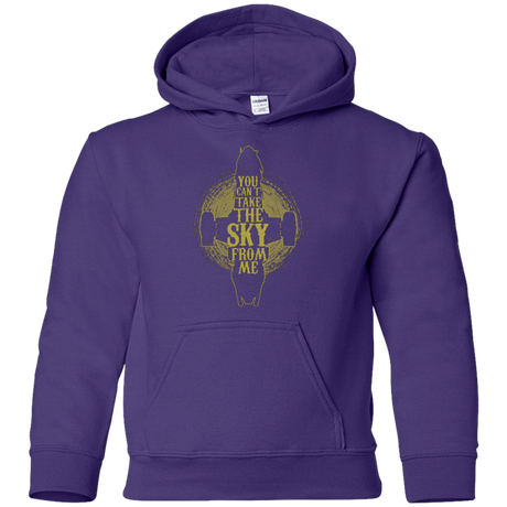 Sweatshirts Purple / YS Can't take the sky Youth Hoodie