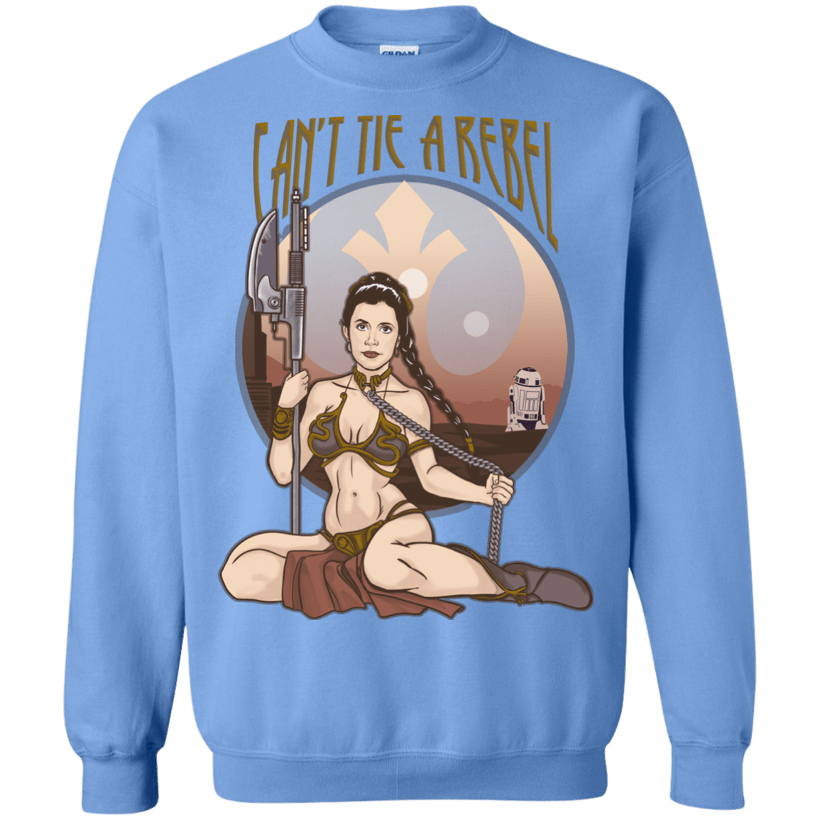 Sweatshirts Carolina Blue / Small Can't Tie a Rebel Crewneck Sweatshirt