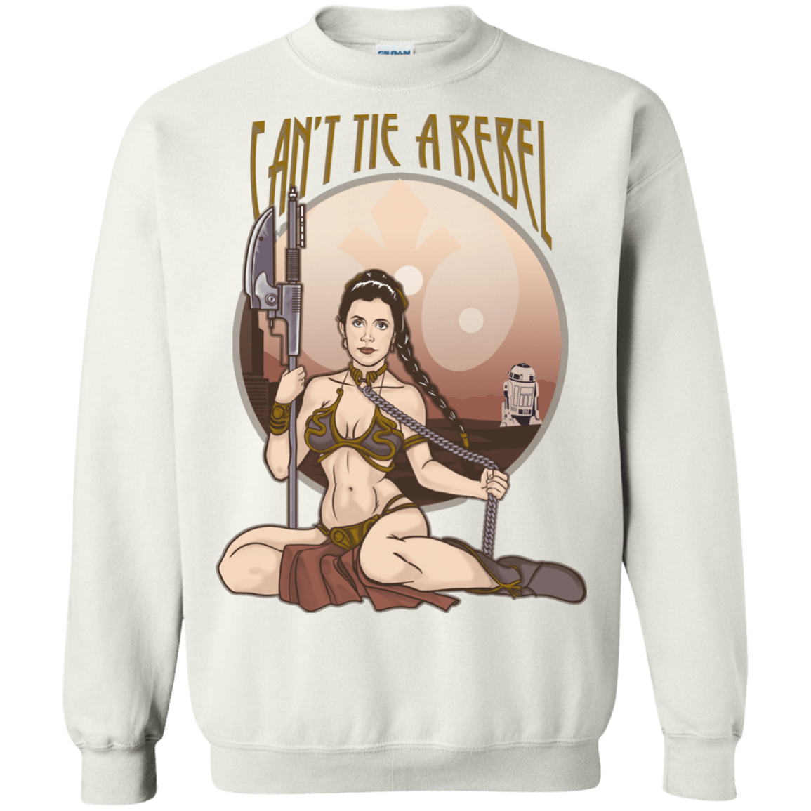 Sweatshirts White / Small Can't Tie a Rebel Crewneck Sweatshirt