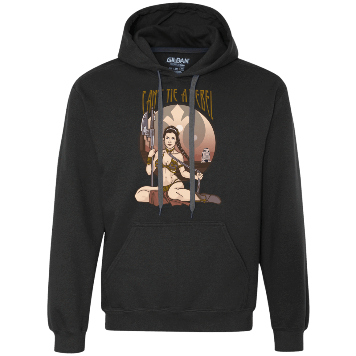 Sweatshirts Black / Small Can't Tie a Rebel Premium Fleece Hoodie