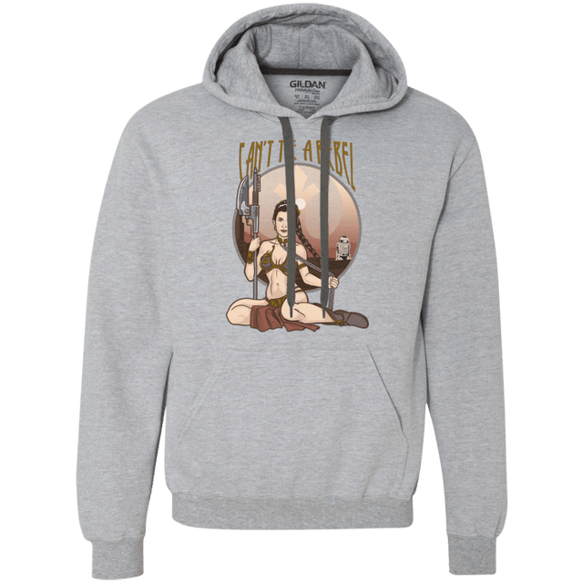 Sweatshirts Sport Grey / Small Can't Tie a Rebel Premium Fleece Hoodie
