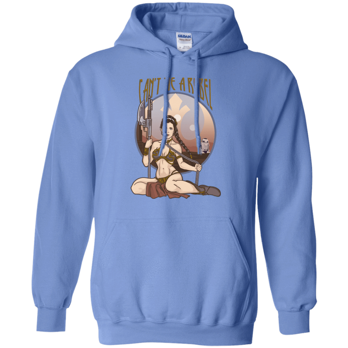 Sweatshirts Carolina Blue / Small Can't Tie a Rebel Pullover Hoodie