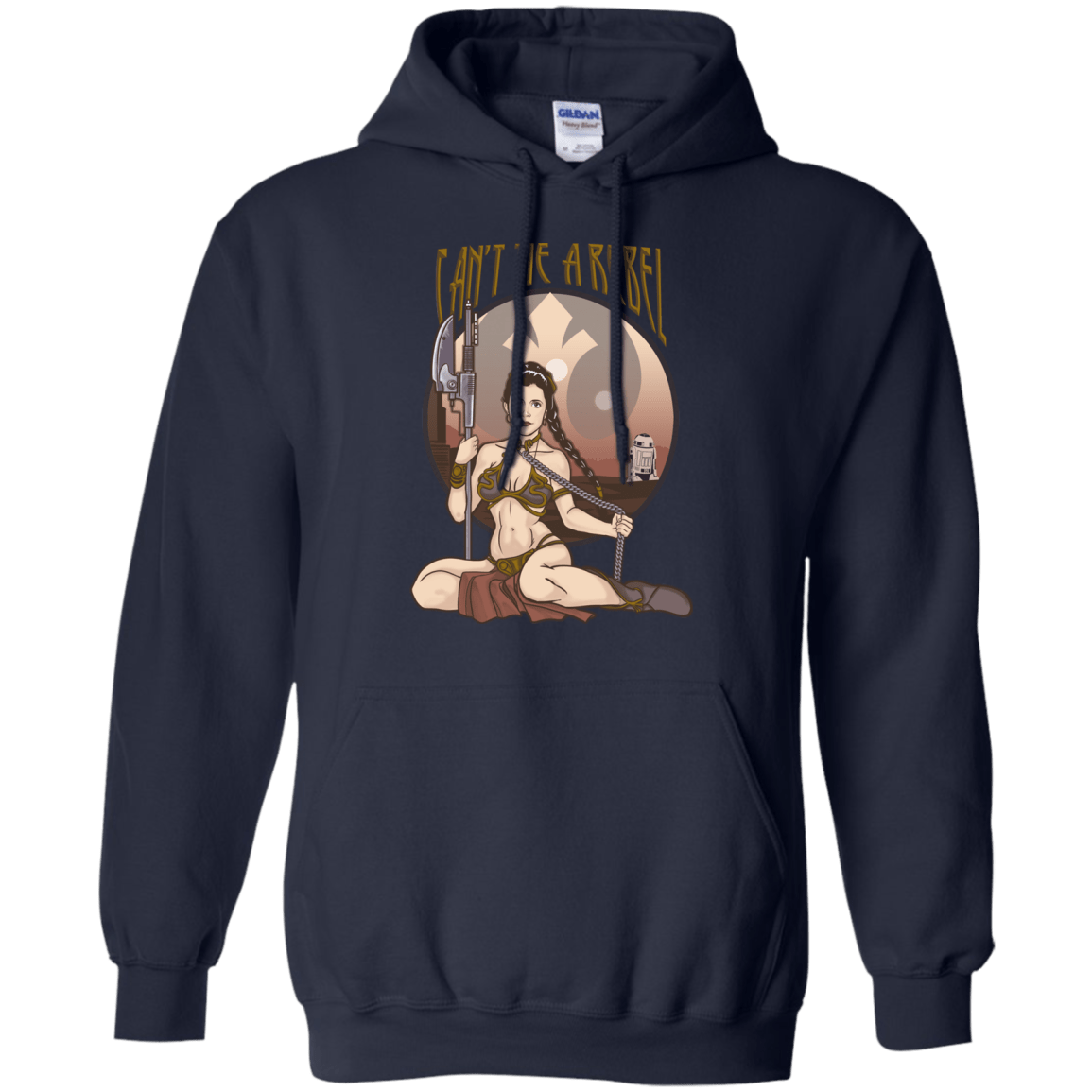 Sweatshirts Navy / Small Can't Tie a Rebel Pullover Hoodie