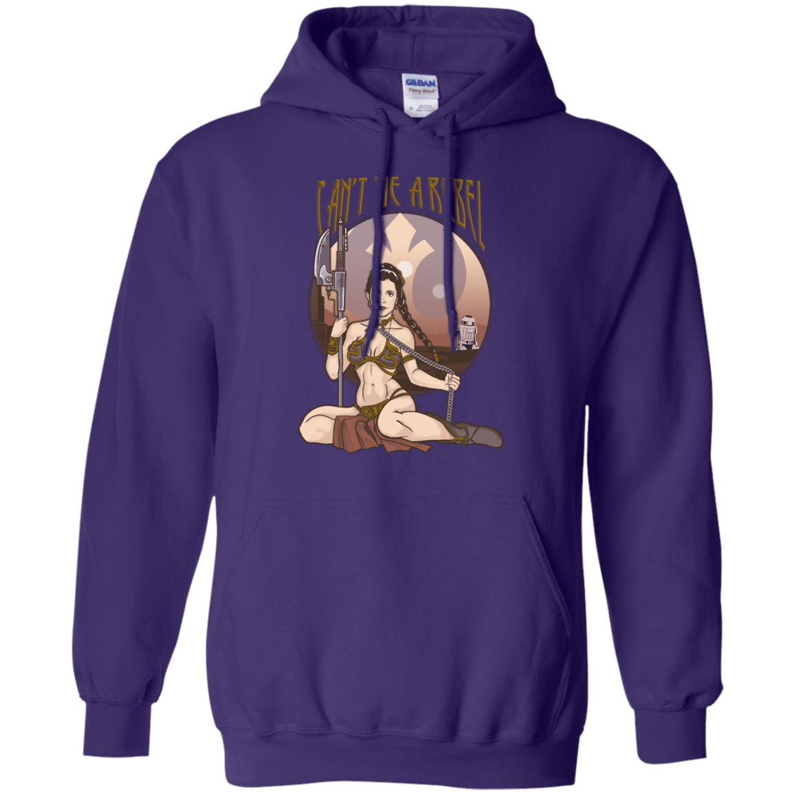 Sweatshirts Purple / Small Can't Tie a Rebel Pullover Hoodie