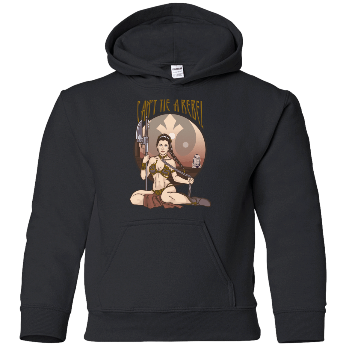 Sweatshirts Black / YS Can't Tie a Rebel Youth Hoodie