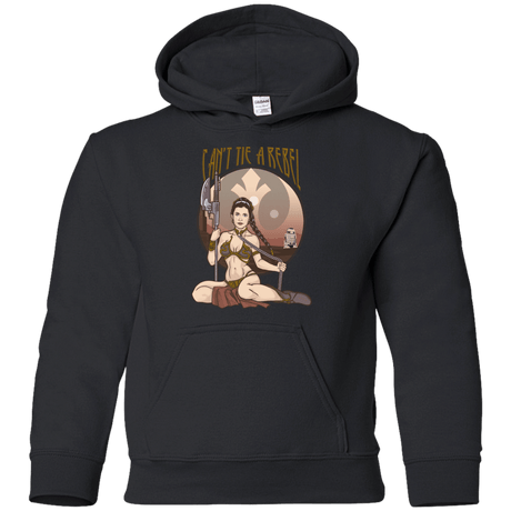 Sweatshirts Black / YS Can't Tie a Rebel Youth Hoodie