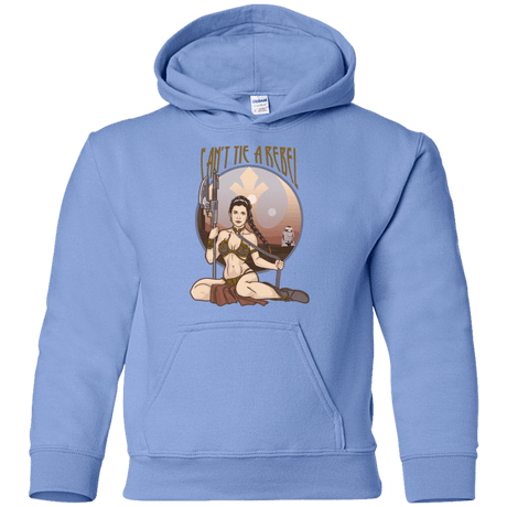 Sweatshirts Carolina Blue / YS Can't Tie a Rebel Youth Hoodie