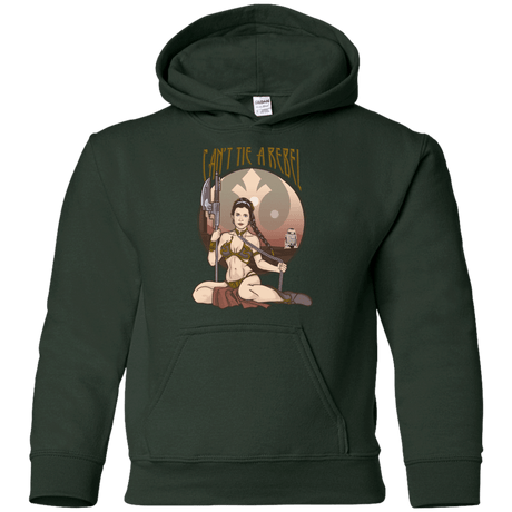 Sweatshirts Forest Green / YS Can't Tie a Rebel Youth Hoodie