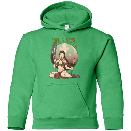 Sweatshirts Irish Green / YS Can't Tie a Rebel Youth Hoodie