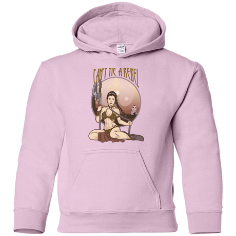 Sweatshirts Light Pink / YS Can't Tie a Rebel Youth Hoodie