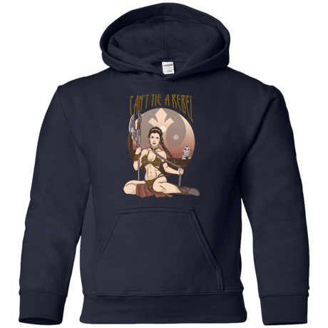 Sweatshirts Navy / YS Can't Tie a Rebel Youth Hoodie