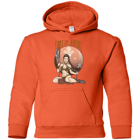 Sweatshirts Orange / YS Can't Tie a Rebel Youth Hoodie