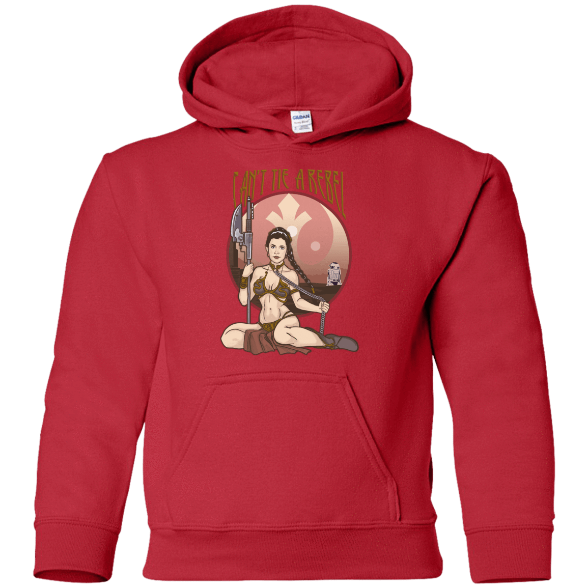 Sweatshirts Red / YS Can't Tie a Rebel Youth Hoodie