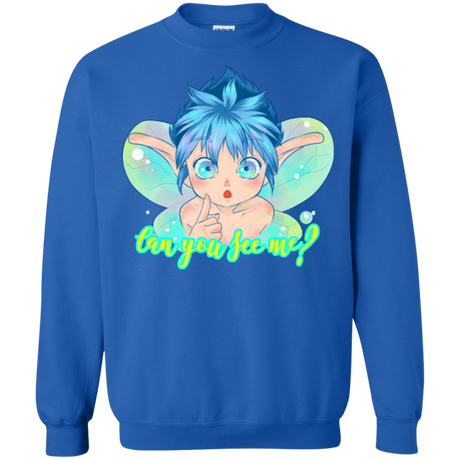 Sweatshirts Royal / Small Can you see me Crewneck Sweatshirt
