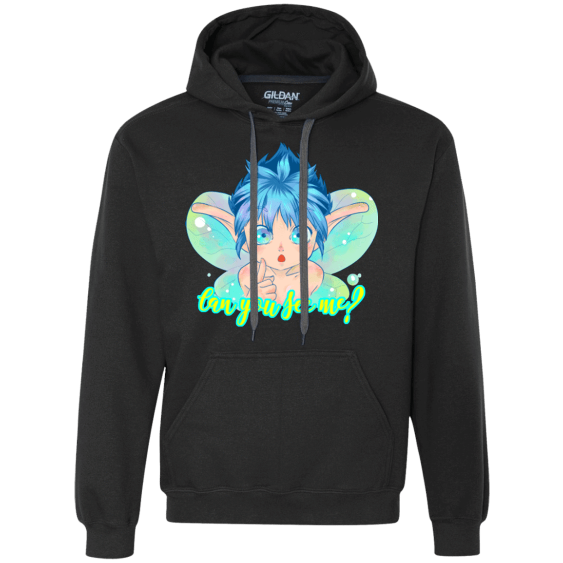 Sweatshirts Black / Small Can you see me Premium Fleece Hoodie