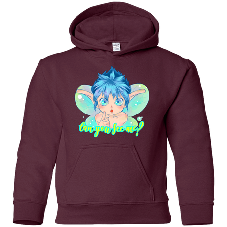 Sweatshirts Maroon / YS Can you see me Youth Hoodie