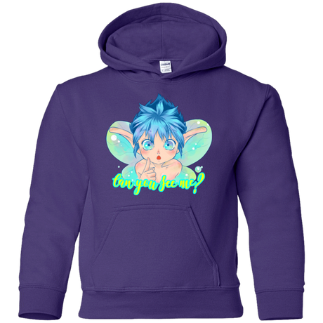 Sweatshirts Purple / YS Can you see me Youth Hoodie
