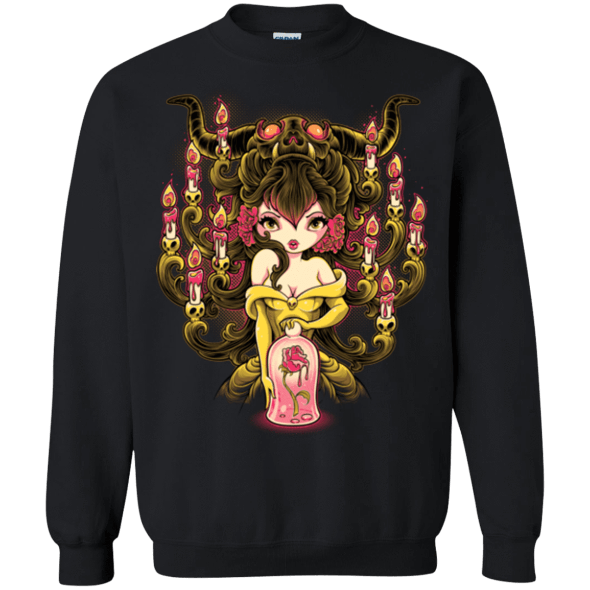 Sweatshirts Black / Small Candelabra Crewneck Sweatshirt